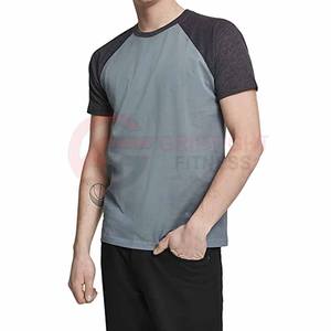 T-shirt à manches courtes raglan basique pour homme/T-shirts à manches courtes raglan de baseball régulier T-shirts raglan à manches courtes pour homme - Product Image 1