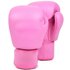 Gants de boxe Muay Thai en cuir PU rose pour filles et enfants, mitaines de combat respirantes, pour le kickboxing thaïlandais, 04oz 06oz - Product Image 4