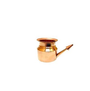 Tetera de té de cobre puro para servir té y leche, utensilios de cocina y restaurantes, hecha a mano, brillante y pulido - Product Image 3