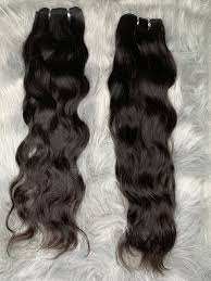 Extensiones de cabello Remy virgen de 20 pulgadas de origen indio, cabello humano de alta calidad de estilo de onda recta negra Natural - Product Image 3