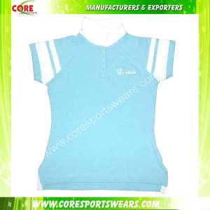 เสื้อโปโลผู้ชายผ้าฝ้าย100% ระบายอากาศได้ดีพิมพ์ลายถักสีบล็อกสีใส่สบายงานตามสั่ง - Product Image 6