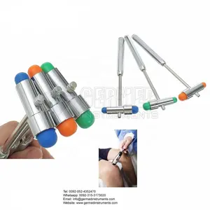 Martillo para reflejos Buck neurológico con cepillo y aguja integrados de GERMED ENTERPRISES - Product Image 1