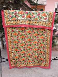 ผ้าห่มผ้าพิมพ์ลายมาใหม่พร้อมไส้ผ้าฝ้ายผ้านวมคลุมเตียงสองไซส์ให้ความอบอุ่นสำหรับฤดูหนาว - Product Image 2