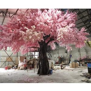 Grand Parapluie de Mariage <span class=keywords><strong>Rose</strong></span> en Forme de Fleur de Cerisier Artificiel 650cm de Hauteur Silken en Fibre de Verre Fleur de Soie Simulation de Plante - Product Image 4