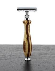 Titan-maquinilla de afeitar de seguridad con mango de madera, nuevo estilo - Product Image 5