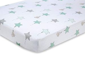 100% GOTS certificado Jersey de algodón equipado sábanas de cuna 2 Pack - Product Image 4