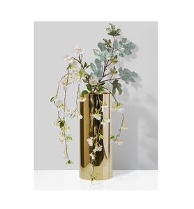 En gros Grand Plancher Vases des Supports En Métal Fleur Vase Antique Fonte De Fer À La Main En Laiton De Luxe Couleur Or Grand Mariage De Fleur Pot - Product Image 3