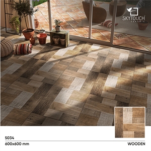Nouvelles carreaux de céramique effet bois de luxe, qualité supérieure, meilleur prix, pour murs et sols, 600x600 - Product Image 2