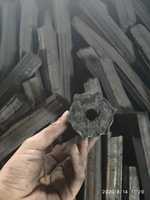 Briquettes de charbon de bois de haute qualité 100% bois dur, écologiques, fabriquées à la machine, haute chaleur 8080J, allumage rapide, durée de combustion de 4 à 6 heures
