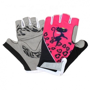 Guantes de ciclismo Unisex, medio dedo, Gel de Palma de silicona, sin dedos - Product Image 1