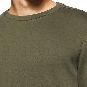 Sudadera con capucha personalizada para hombre, de alta calidad, 100% algodón, con cuello redondo, jersey liso de gran tamaño - Product Image 3