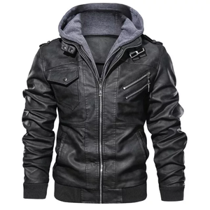 Chaqueta de motocicleta profesional para hombre, de cuero, 2021 - Product Image 4
