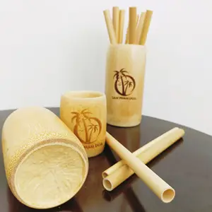 Copo de bambu artesanal para beber do vietnã/copo de bambu de alta qualidade com preço baixo para festa/caneca de bambu