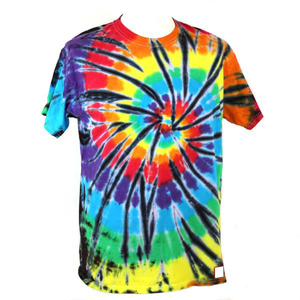 Nuevas llegadas Tie Dye camisetas mejor fabricante al por mayor nuevo diseño de alta calidad ropa informal transpirable camiseta - Product Image 2