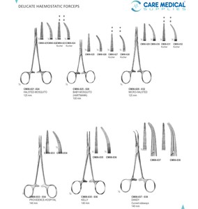 Instrumento quirúrgico de la mejor calidad, de 14cm pinza hemostática, recta y curvada - Product Image 5