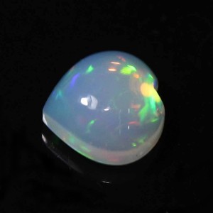 หัวใจ15มม. พลอยโอปอลจากเอธิโอเปียสีชมพูสำหรับแหวนที่ได้รับการรับรองโดย IGI gjepc - Product Image 2