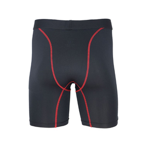 Pantalones cortos de compresión con logotipo personalizado para hombre, poliéster, licra, entrenamiento, pantalones cortos para correr, decoración de cristal, patrón sólido, estilo informal - Product Image 2