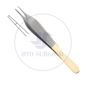 Pince à pansement Adson de qualité supérieure 12 cm en acier inoxydable Instruments chirurgicaux manuels fabriqués par des professionnels - Product Image 3