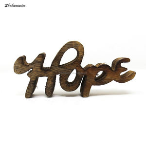 Haute qualité décoration de noël 2024 cheval à bascule ornements en bois à la main bois artisanat Statue décorations de noël inde - Product Image 5