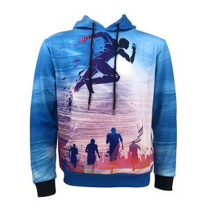 Sweat à capuche pour homme personnalisé imprimé par sublimation pull de haute qualité dernière conception pas cher prix polaire coton sweats à capuche pour homme - Product Image 3