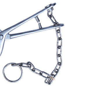 Porte-bouledogue en acier inoxydable avec chaîne pour bétail - Réutilisable et durable - Product Image 3