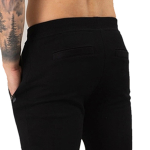 Men's Clothing Breathable Quick Dry <b>Pants</b> & Trousers Cotton High Waist With Pocket Street Wear Joggers <b>Pant</b> Trouser <b>Black</b> Color - Product Image 6