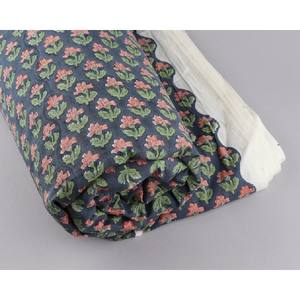 Tela acolchada de algodón 100% con estampado Floral por yarda, estampado de bloque de mano, tela de costura para correr, bufandas, tela decorativa - Product Image 4