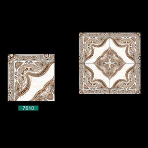 Design royal Carrelage de sol en porcelaine émaillée polie de qualité vitrifiée 40x40cm - Product Image 1