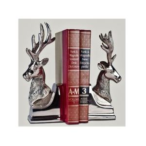 Decorative Bookend Logo Print Personalized Cast Iron Antique Bookends for Room and <b>Shelf</b> Decoration - Product Image 2