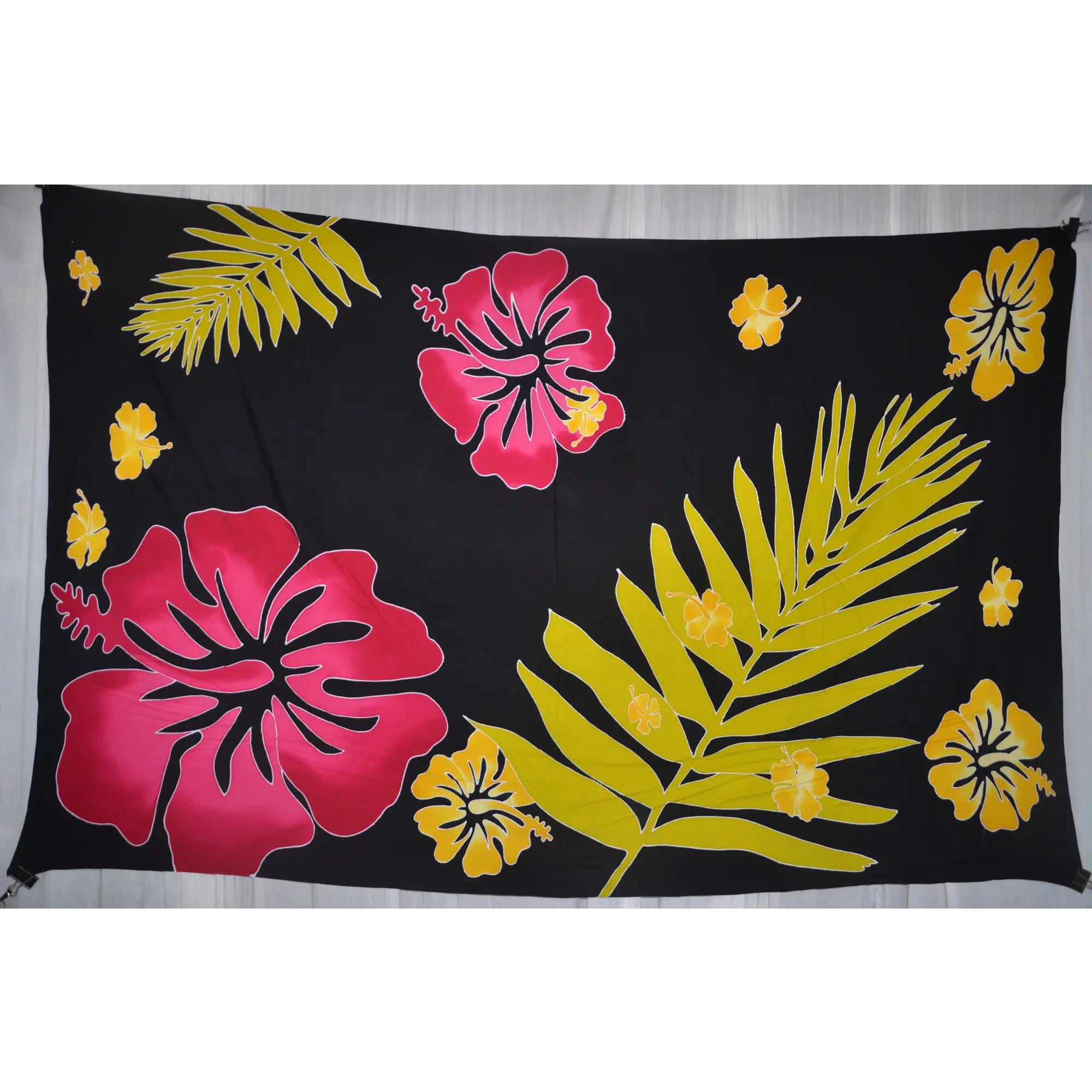 Melhor sarongue havaiano pareo pintura manual 100% melhor qualidade raiom roupa de praia e cobertura de praia HP020-013R1