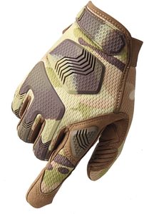 Guantes de diseño de camuflaje para motocicleta y Tiro, diseño personalizado con material de malla de alta calidad y moldes de protección de goma - Product Image 2