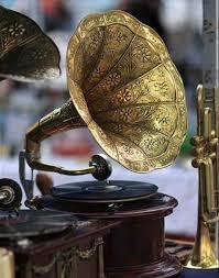 Gramophone en laiton doré, haut de gamme, fabrication indienne, prix de gros, - Product Image 4