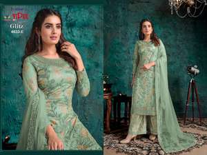 Traje de césped de estilo paquistaní para mujer, nuevo diseño, con bordado pesado, alta calidad - Product Image 3