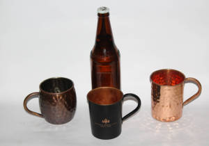 Calidad Premium negro acabado mula de Moscú cócteles beber taza de 100% hecho a mano y de impresión láser - Product Image 5