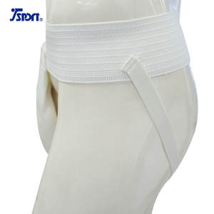 Suspensorio Deportivo Transpirable Blanco con Soporte para Copa, Material de Rayón/Poliéster para Artes Marciales (Tallas S/M/L) - Product Image 5