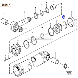 ชุดซีลกระบอกสูบเอียงสำหรับรถตักล้อยาง - อะไหล่เครื่องจักรก่อสร้างคุณภาพสูง สภาพใหม่ รุ่น VMP รหัสสินค้า VOE 11709832 - Product Image 6