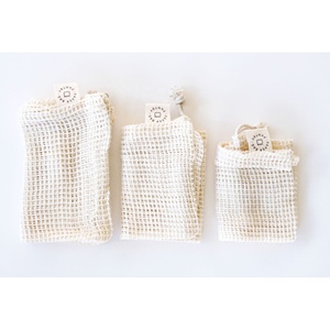 Wholesale Price Standard Quality Cotton Mesh <b>Net</b> Bags, Customized Drawstring Bags - Product Image 3