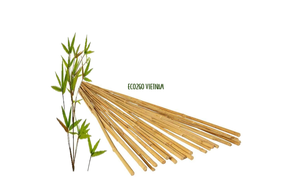 Varilla de Bambú Natural de Color Natural para Soporte de Flores de Jardín, Longitud de 50-100 cm, Fabricante Eco2go Vietnam - Product Image 2