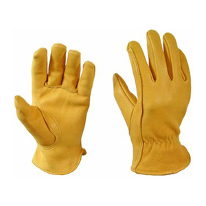 Guantes de cuero de vaca resistentes al calor, alta calidad, precio al por mayor - Product Image 1