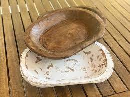 Bol à salade en bois, de pâte à bois et table et ustensiles de cuisine pour la couleur blanche et naturelle 1 pièce, 2 couleurs, meilleure qualité 100% - Product Image 4