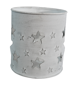WHITE <b>STAR</b> DESIGN VOTIVE T-<b>LIGHT</b> HOLDER HIGH QUALITY TABLE TOP HOME DECOR CANDLE HOLDER NEW DESIGN - Product Image 1