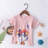 Offre Spéciale personnalisé doux 100 coton filles t-shirts t-shirts de haute qualité pour les enfants