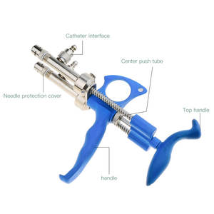0,1-0.5cc pollo para inyección veterinaria Pisol automática de doble <span class=keywords><strong>vacuna</strong></span> veterinaria jeringa continua - Product Image 2