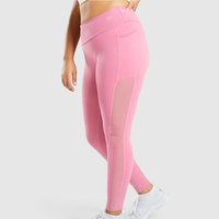 Ensemble de sport et yoga pour femme taille mi-haute, couleur unie, grande taille, séchage rapide, leggings sans couture, tenue de fitness pour la gym