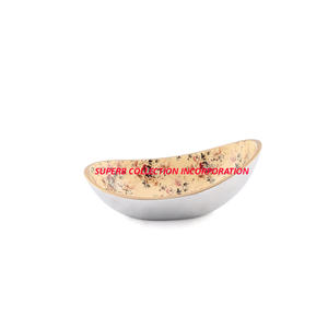 Rosa Floral Oval Floral frutas tazón hecho a mano directa de fábrica del OEM - Product Image 1