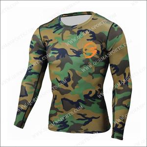 Camiseta de compresión ropa de entrenamiento de gimnasio ropa atlética ropa de gimnasio - Product Image 5