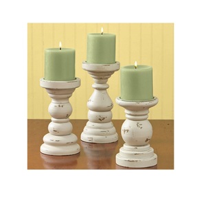 Bougeoir en bois Cadeaux et artisanat de Noël Bougeoirs pour vaisselle de table à usage décoratif pour différentes tailles - Product Image 1