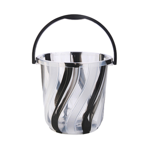 Seau de styliste en spirale, seau givré 11 ltrs, Double couleur, rond, transparent, nouveau matériel, prix usine - Product Image 4