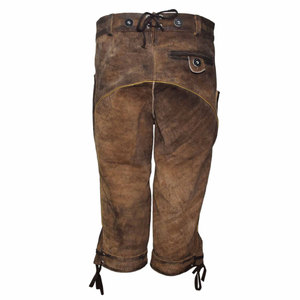 Pantalones Lederhosen Bávaros Personalizados para el Oktoberfest, Pantalones de Cuero Alemán Auténtico, Kniebundhosen - Product Image 5