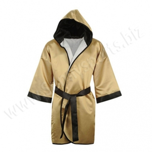 Robe de boxer avec capuche, vêtement en satin bleu, de haute qualité, nouvelle collection - Product Image 6